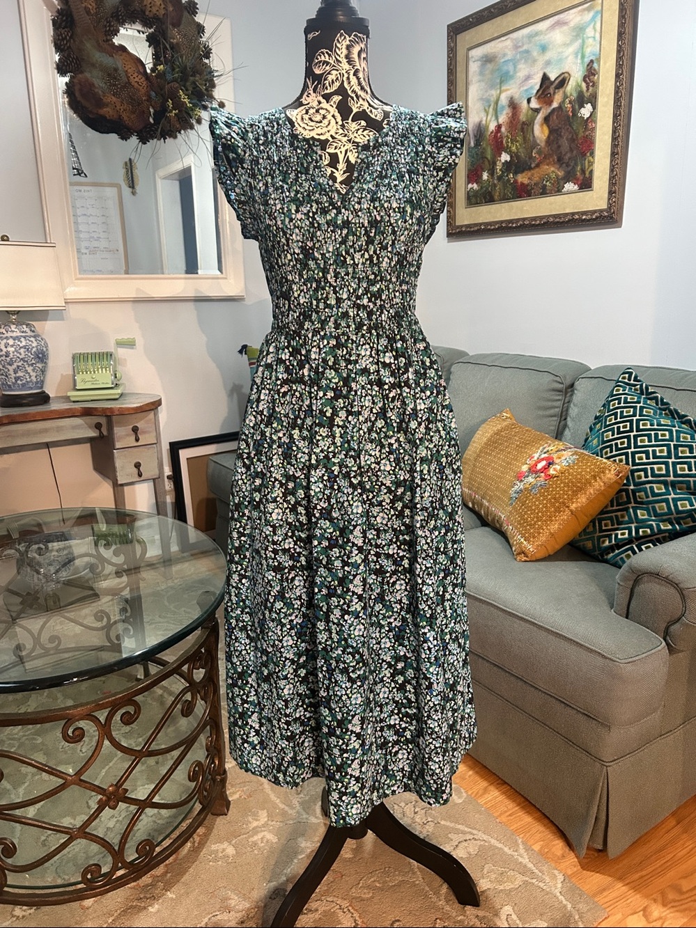 J. Crew Gathered Boddess size M